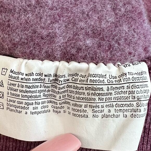 Champion Burgundy Hoodie Large - Picture 6 of 8